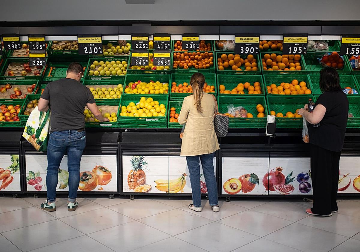Los precios de los alimentos se han moderado un 0,7% respecto a julio.