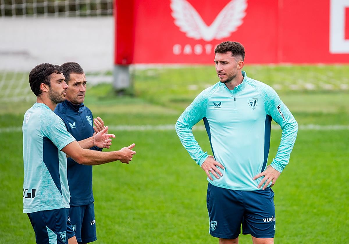 Laporte ya entrena junto a sus compañeros en Lezama