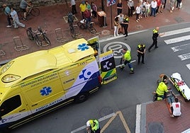 Un anterior accidente ocurrido en el barrio.