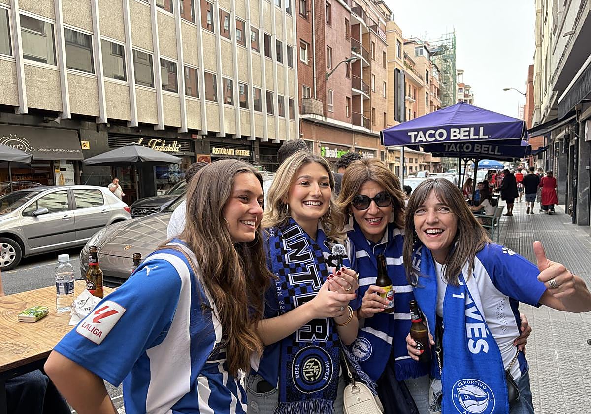 La afición del Alavés confía en terminar con la maldición de San Mamés