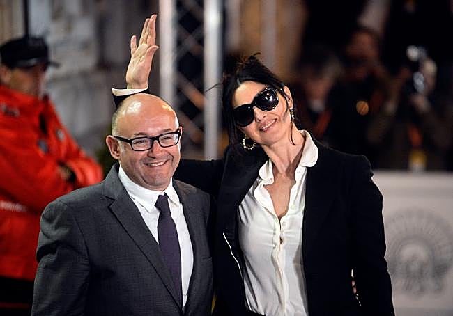 José Luis Rebordinos y Monica Bellucci en 2016.