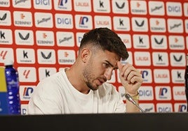 Laporte en un momento de su comparecencia ante la Prensa.