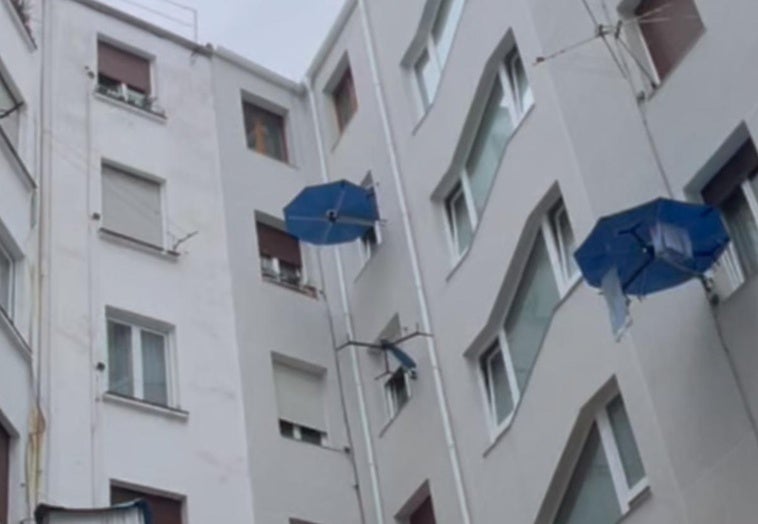 Marta, el tendedero azul que nació en Santurtzi y conquistó Euskadi