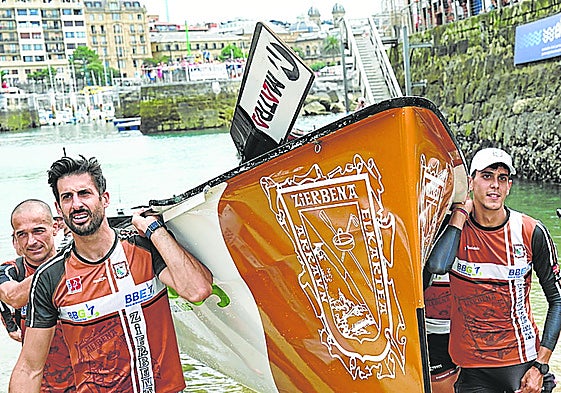 Zierbena desembarca en la primera jornada de La Concha.