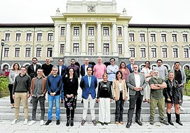 Algunos de los promotores de los proyectos seleccionados en la décima edición de B-Venture en el primer día de formación.