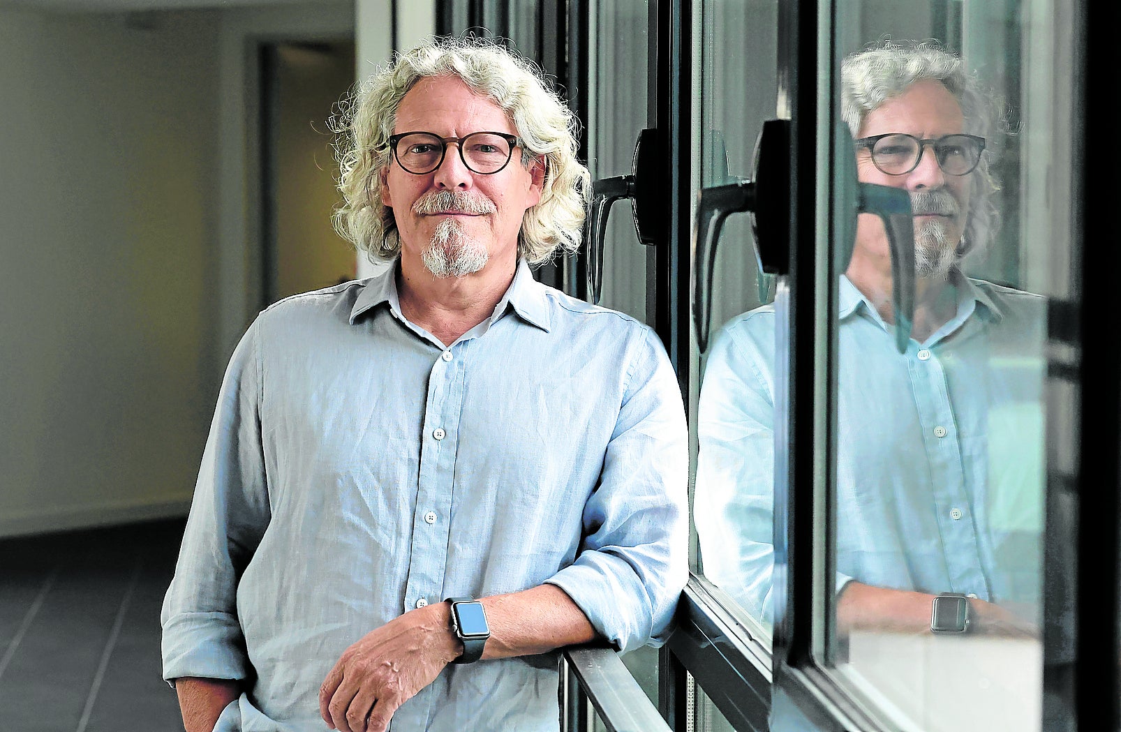 El pintor bergararra Jesus Mari Lazkano