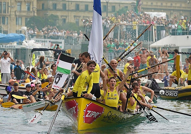 Orio impone la ley del más fuerte ante las vizcaínas en La Concha