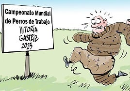 La viñeta de Cerrajería sobre el Campeonato Mundial de Perros de Trabajo