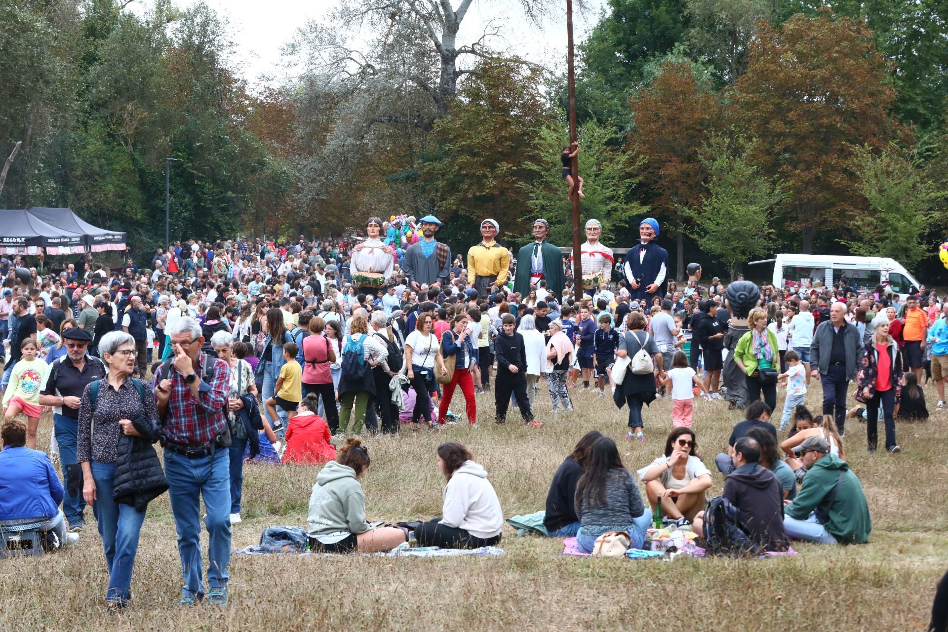 Las imágenes de la Romería de Olárizu