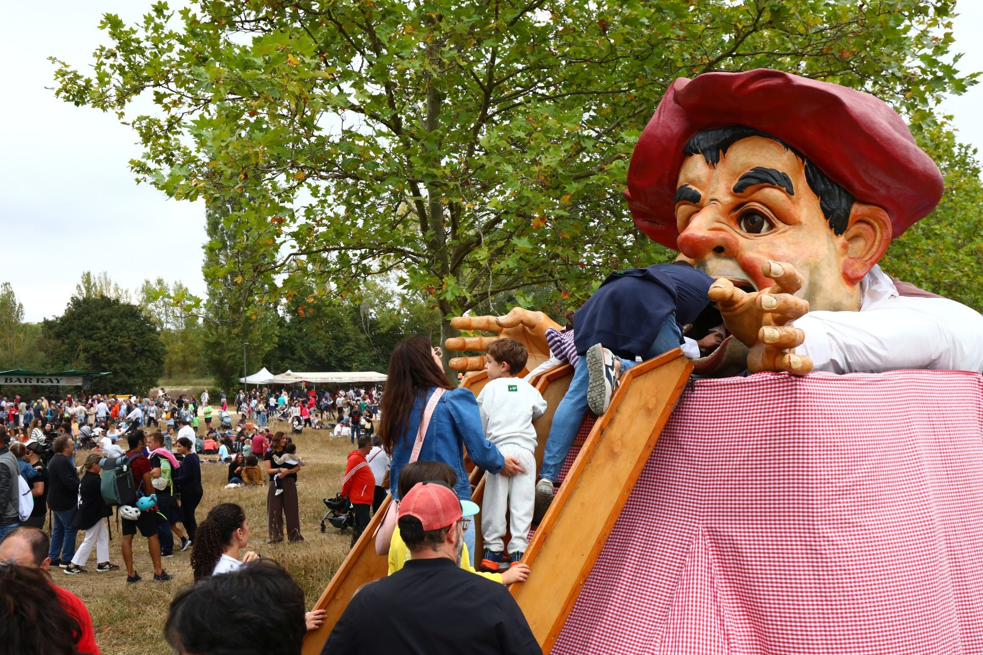 Las imágenes de la Romería de Olárizu