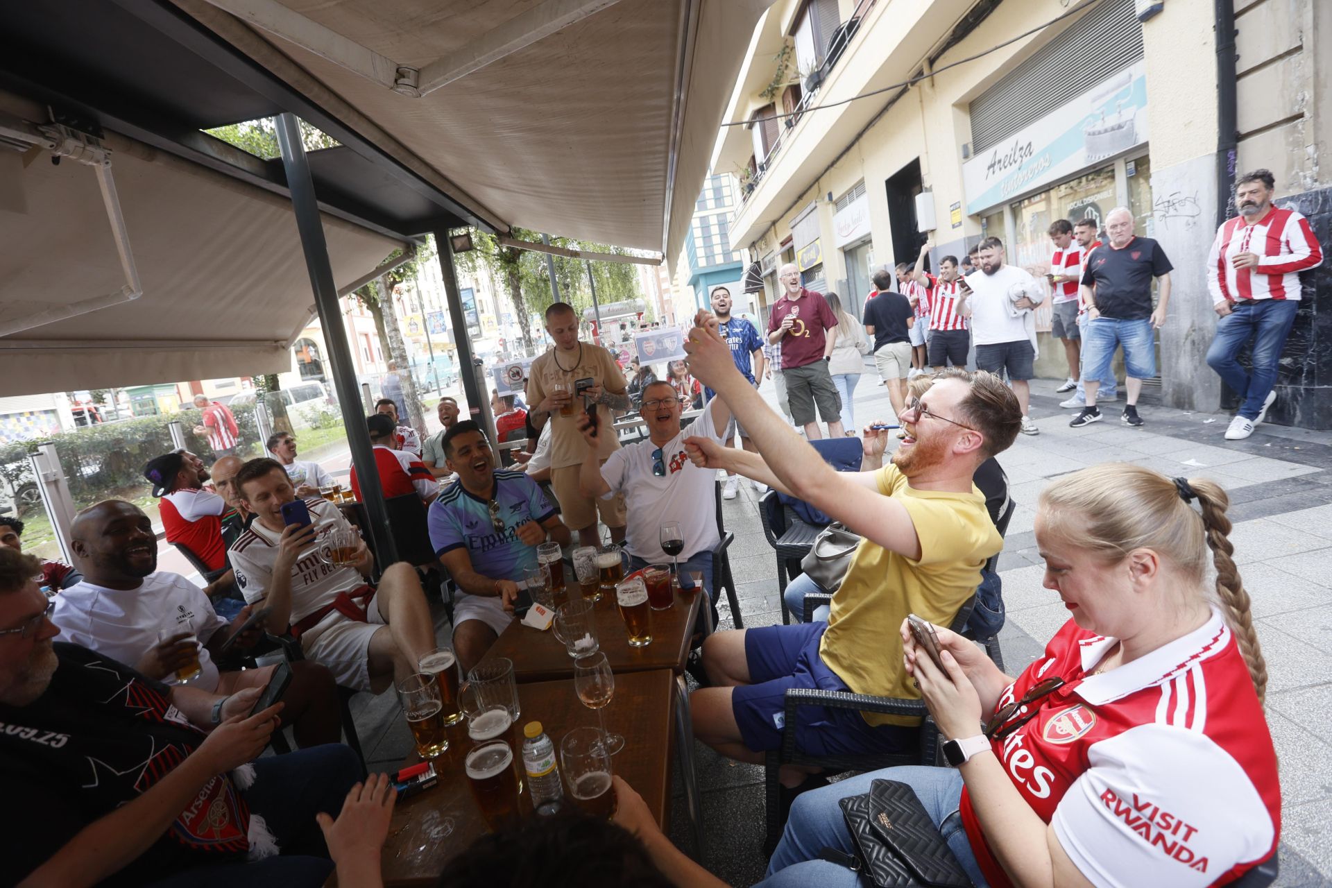Las mejores imágenes de la previa del Athletic-Arsenal