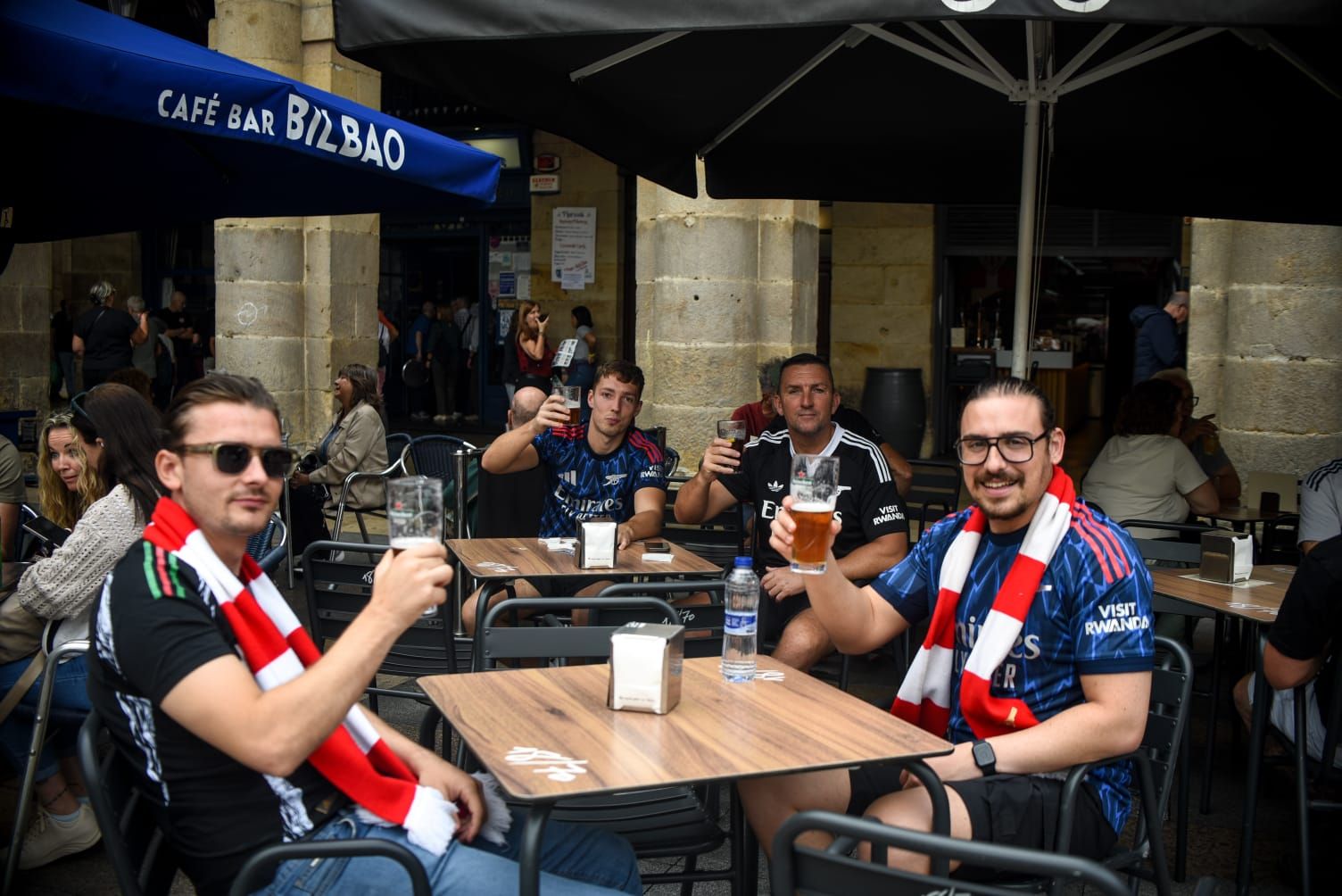 Las mejores imágenes de la previa del Athletic-Arsenal