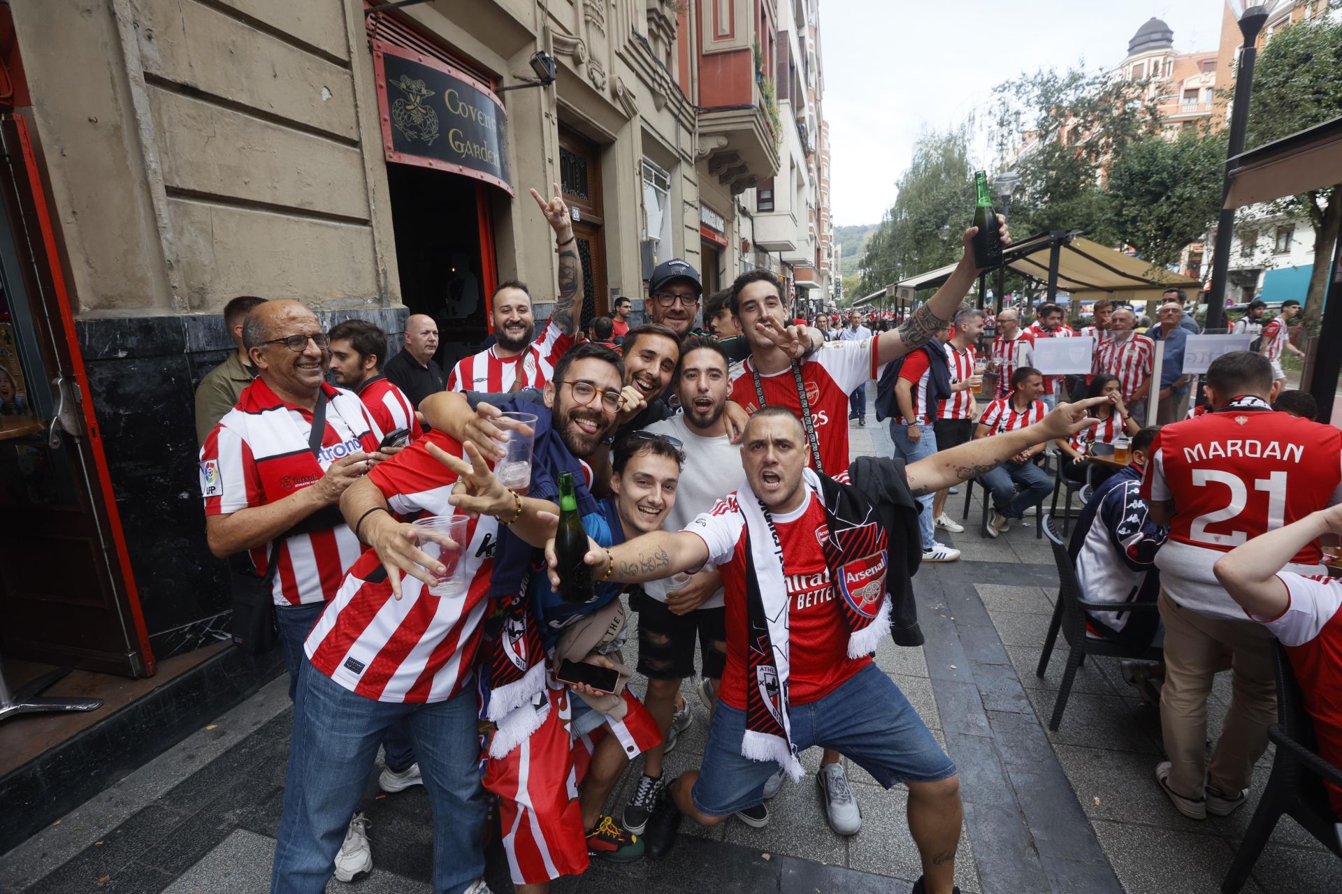 Las mejores imágenes de la previa del Athletic-Arsenal