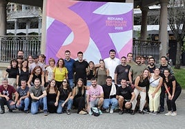 Bertsolariak, Zornotzako aurkezpenean.