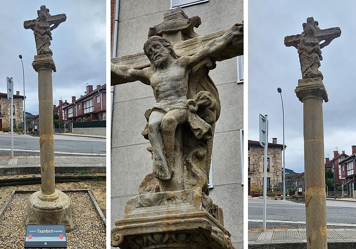 Es una de las nueve que forman parte de la destacada colección de cruces de Elorrio.