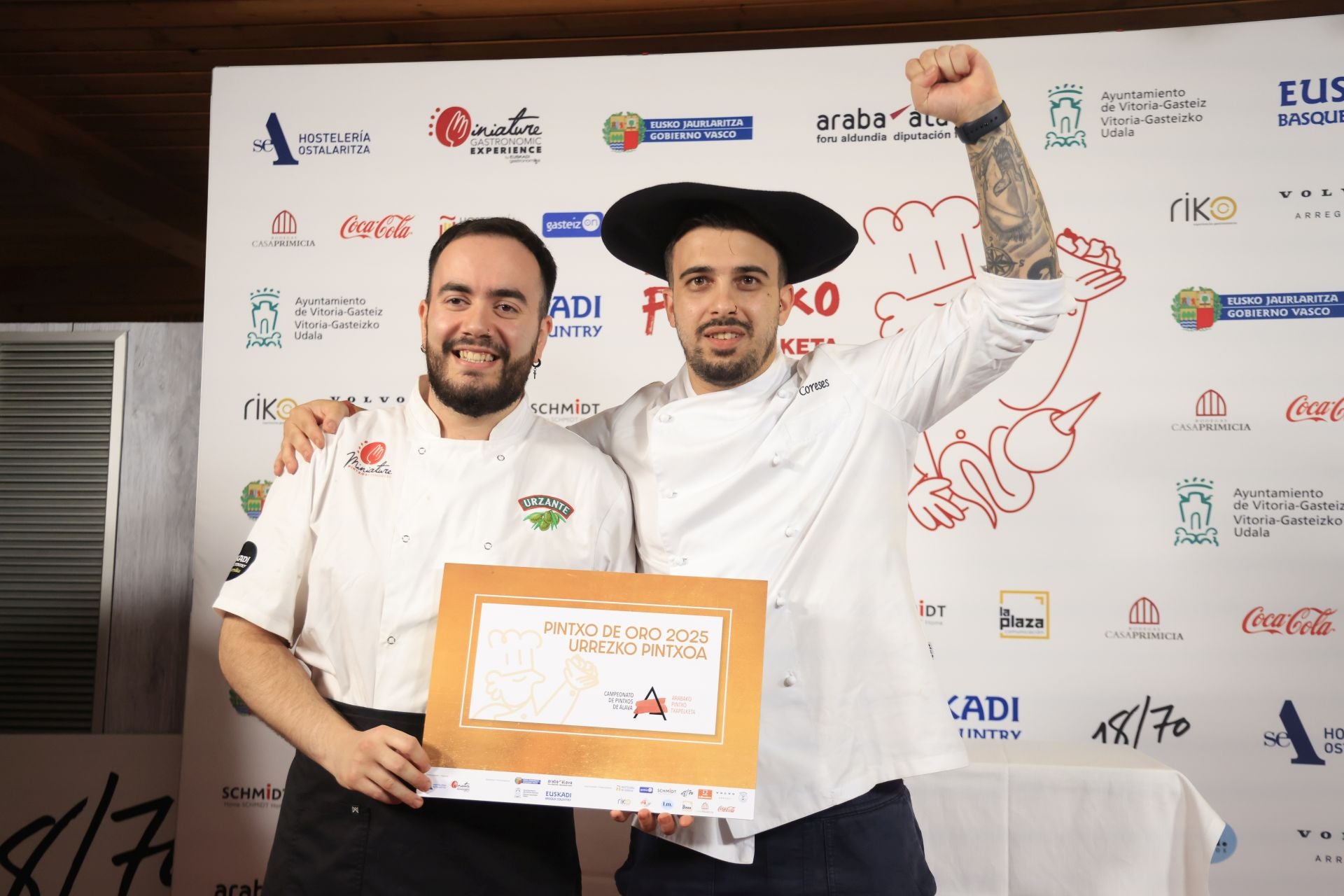 Las imágenes de la final de la Semana del Pintxo de Álava