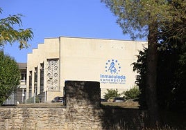 El colegio Inmaculada Concepción en Abetxuko.