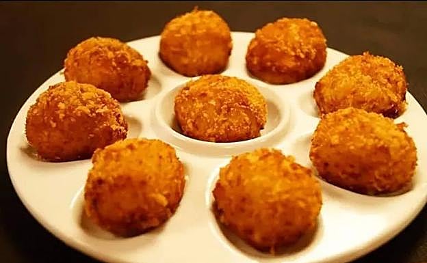 Croquetas de la sidrería Suiss.