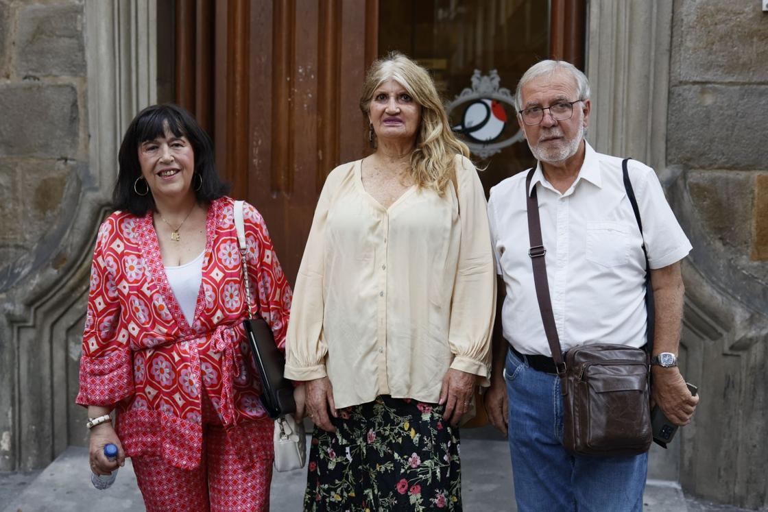 Lydia Martín Acosta, Francisca Nieto y Ángel Comonte.