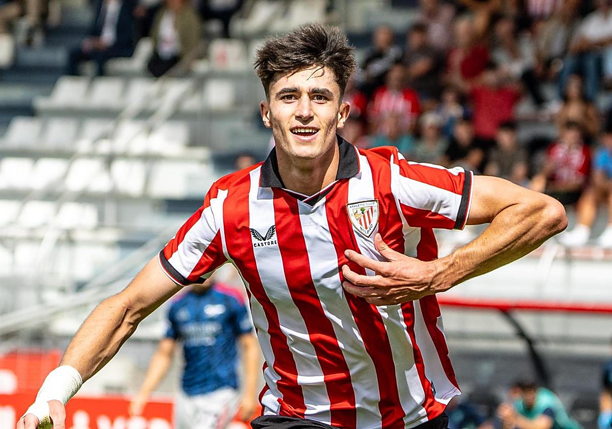 Manex Lozano, el delantero que brilló en la Youth League y llama a la puerta del Athletic