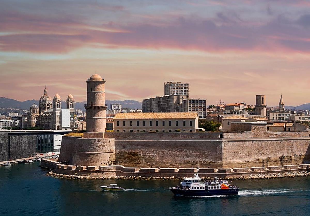 Viejo puerto de Marsella.