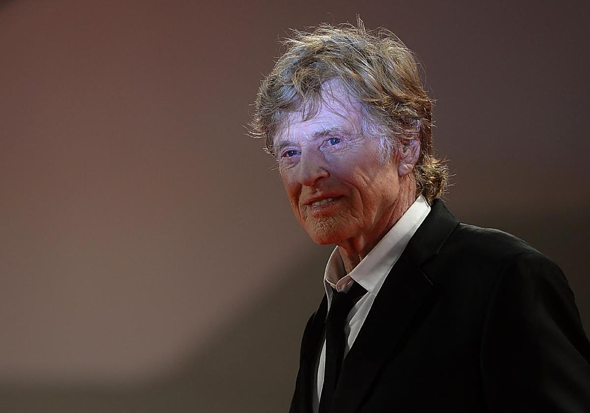 El actor Robert Redford en el Festival de Cine de Venecia.