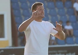 Oriol Riera, con Unionistas.