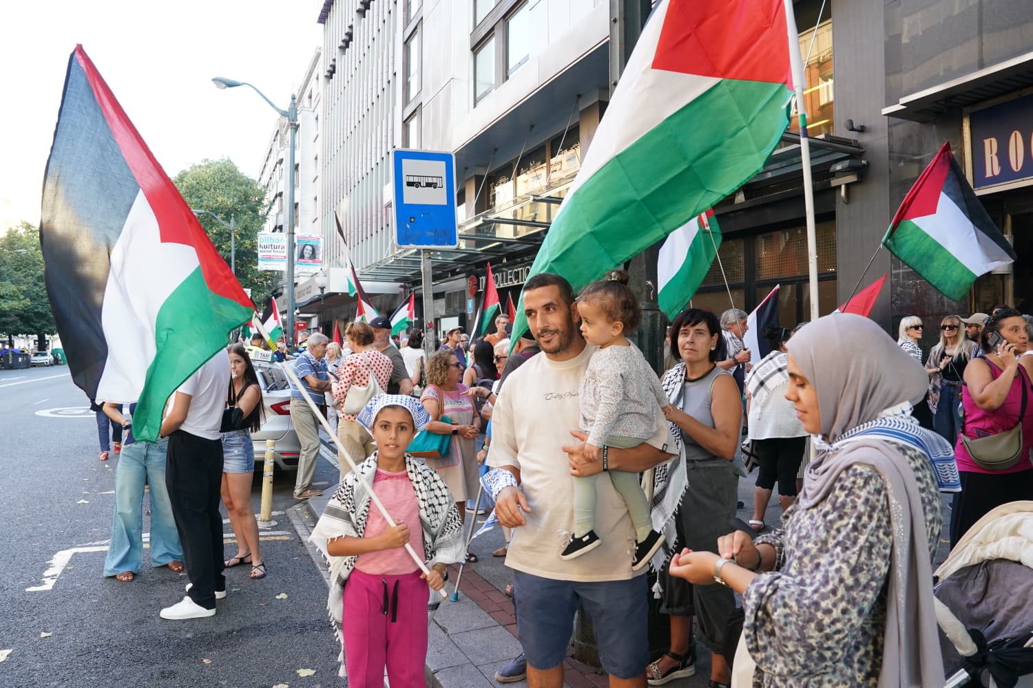 La manifestación contra el genocidio en Gaza, en imágenes