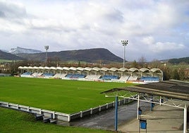 Perspectiva del interior del campo de Basarte.
