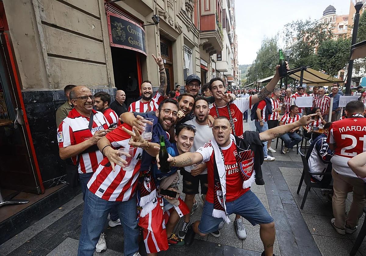 Los elogios de la hinchada del Arsenal a la afición del Athletic: «Fue fantástica»