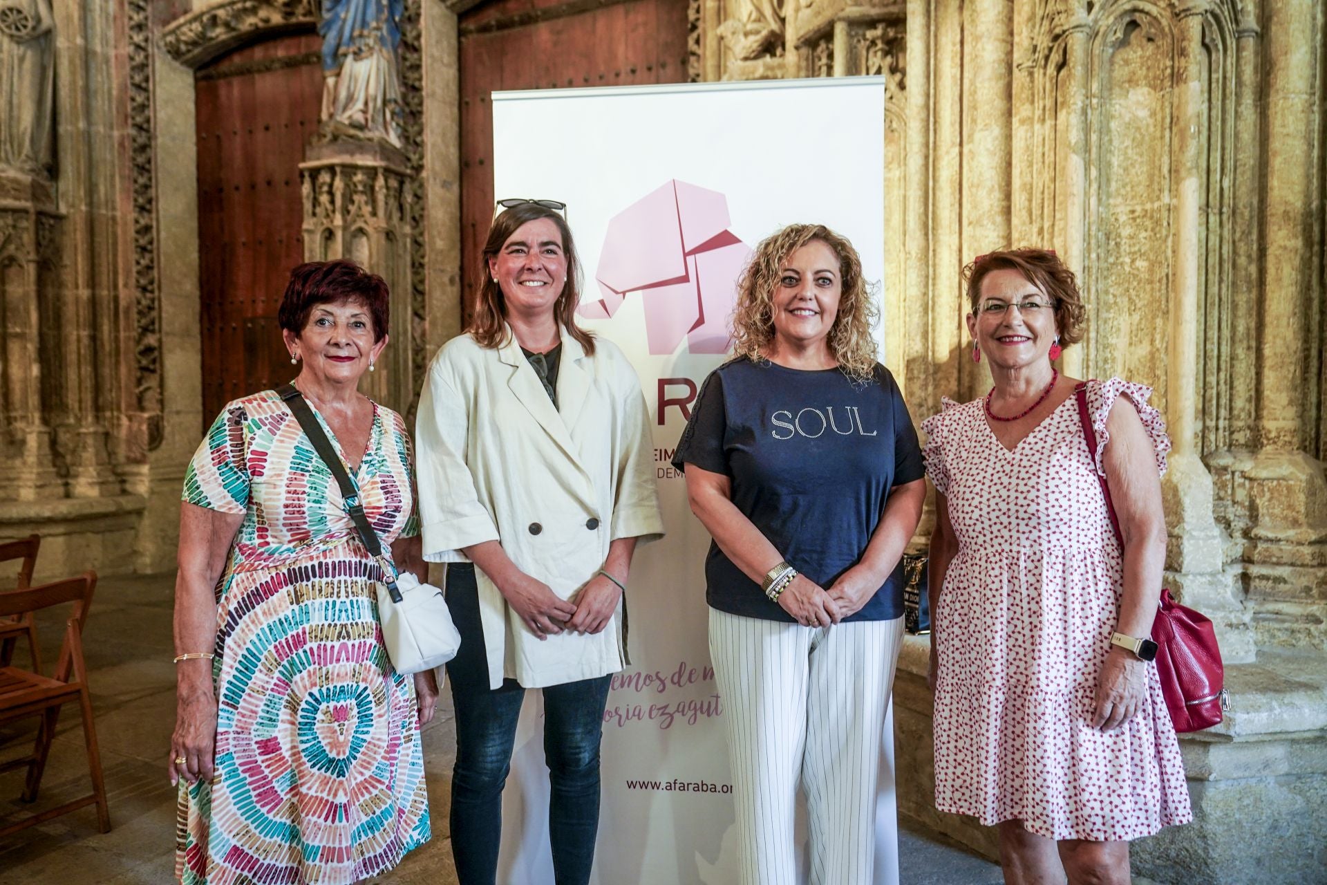 Conchi Leonardo, María Zabaleta, Eva Jiménez y Loli García.