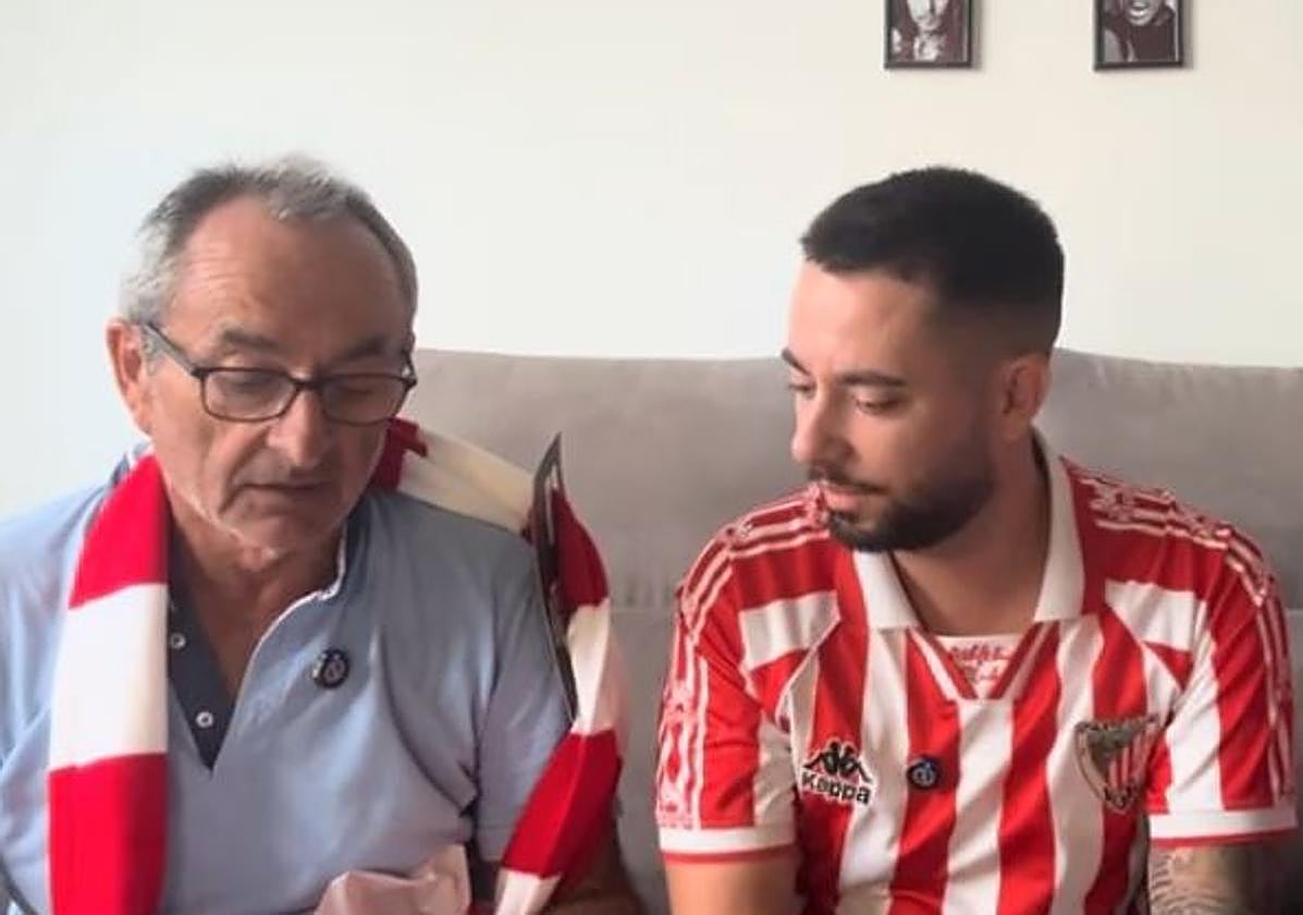 Un malagueño agradece a su padre que le inculcara el sentimiento Athletic: «Cuando amas a este equipo la distancia es insignificante»