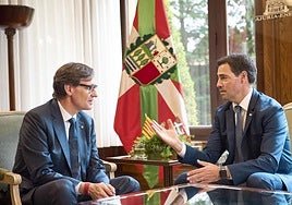 Pradales e Illa se han reunido este mediodía en Ajuria Enea.