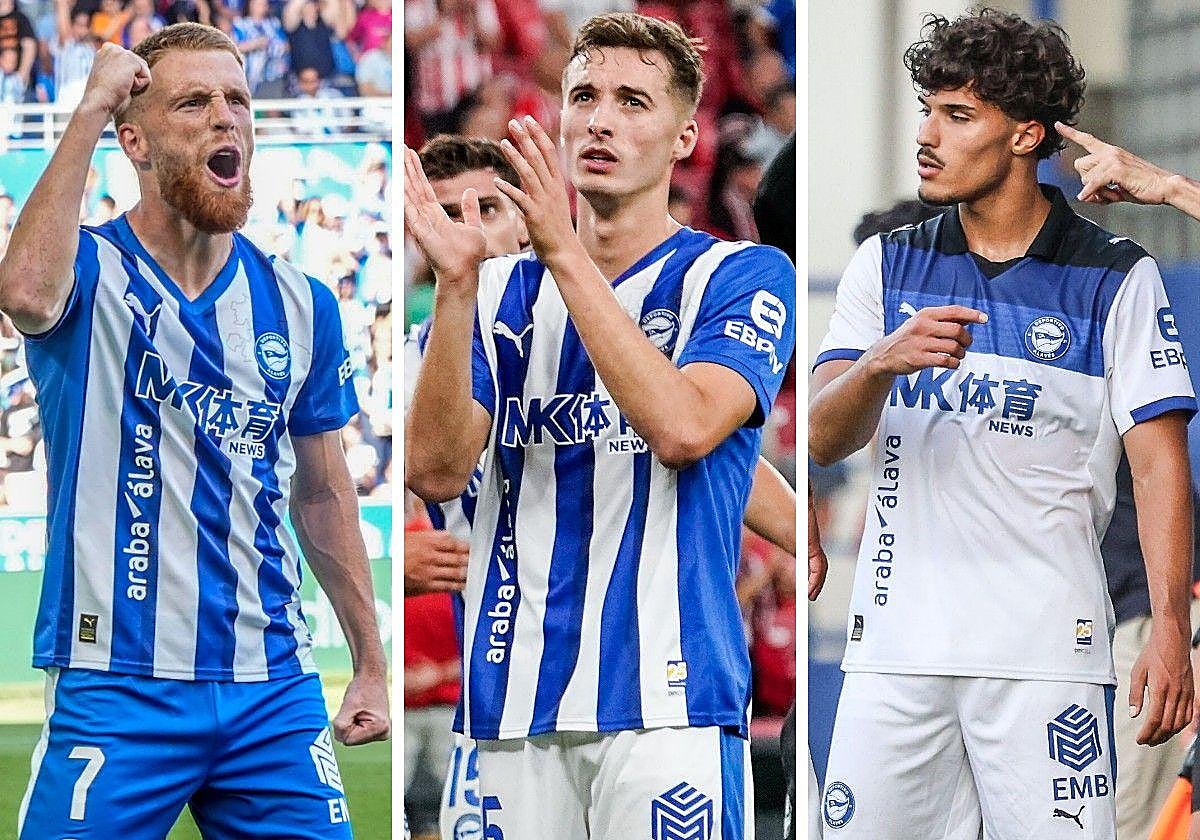 Carlos Vicente, Pacheco y Yusi.