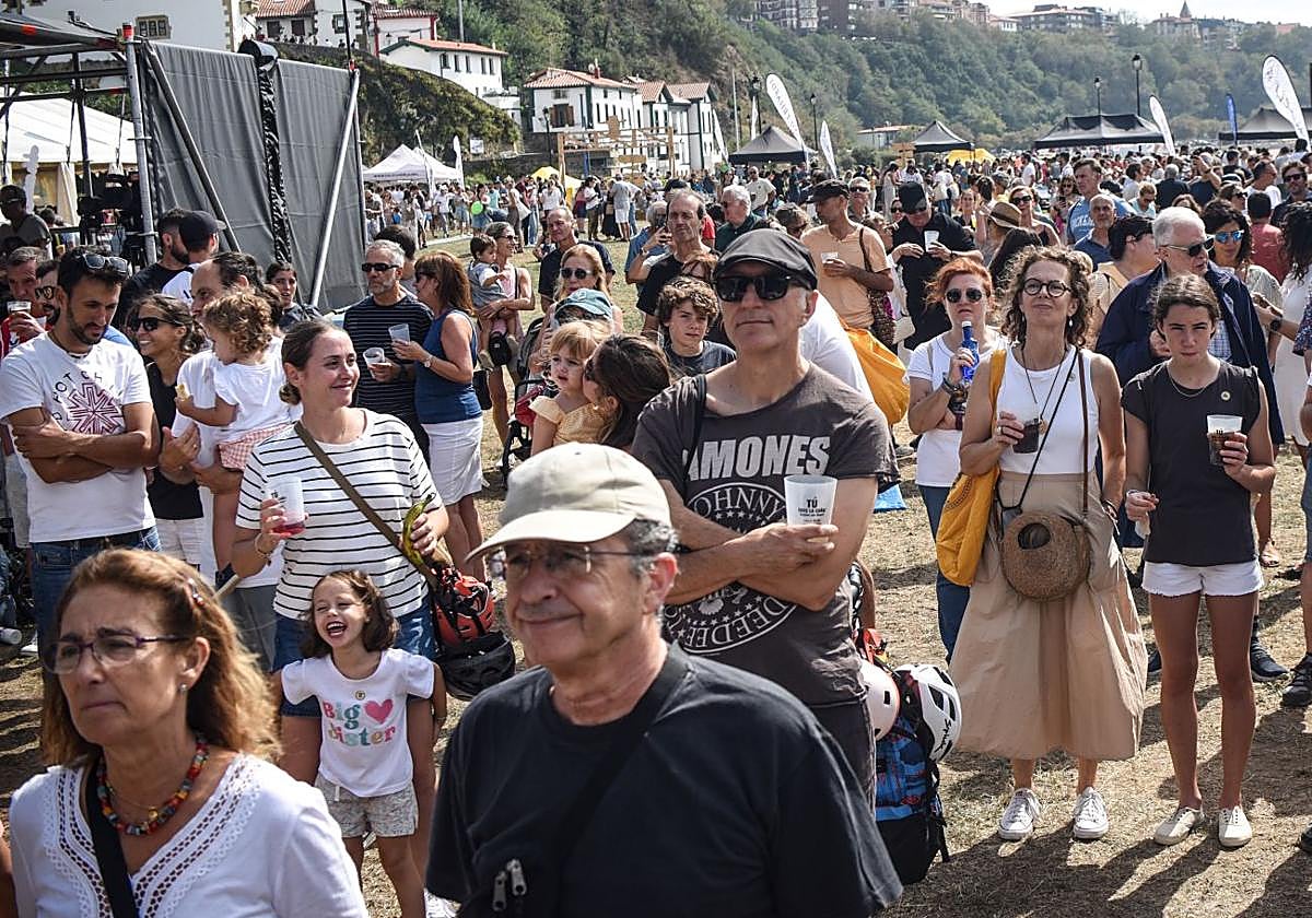 Ambiente esta mañana en el festival.
