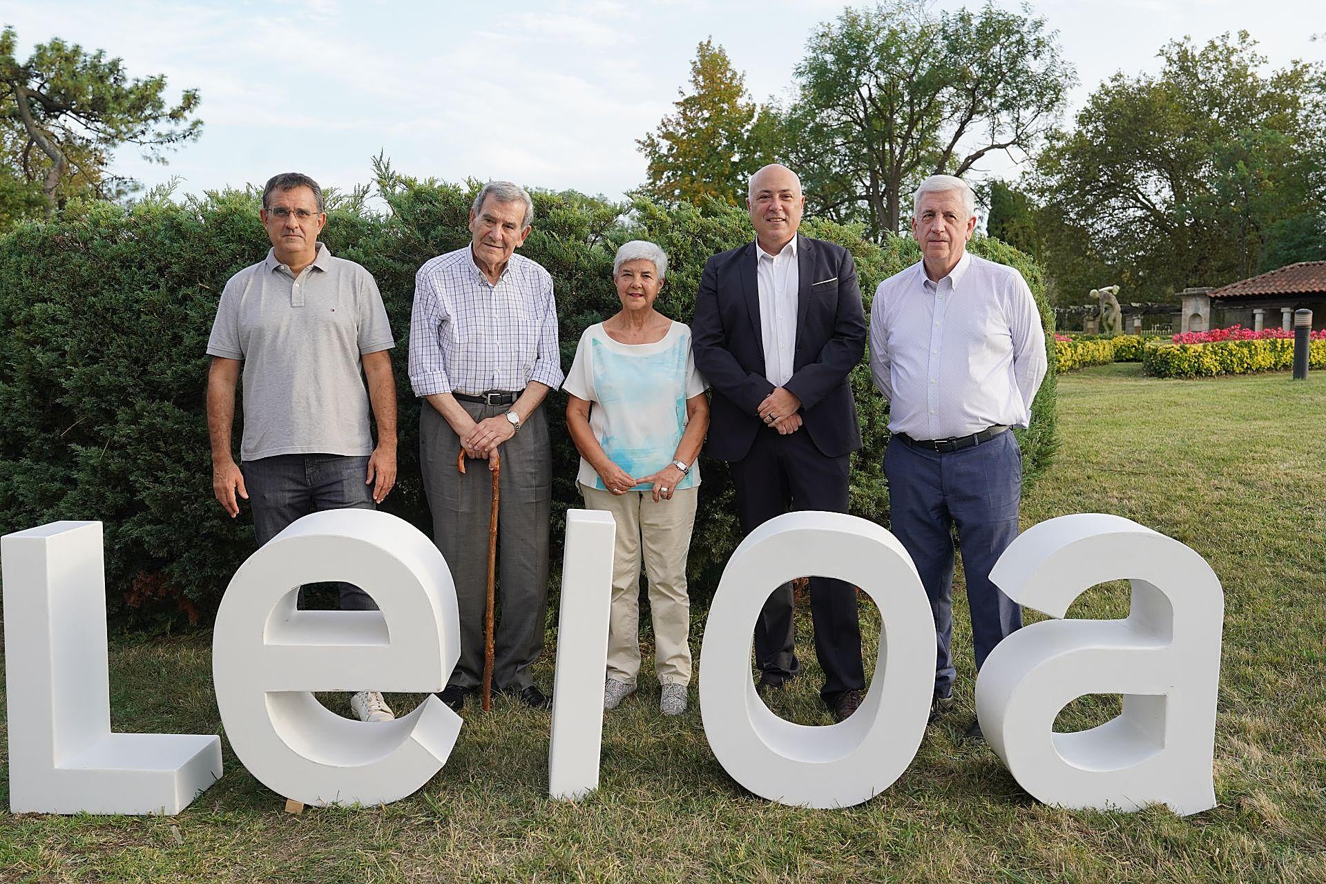 Eneko Arruebarrena, Iñaki San Juan, María Ángeles Eguren, Iban Rodríguez y Karmelo Sainz de la Maza.