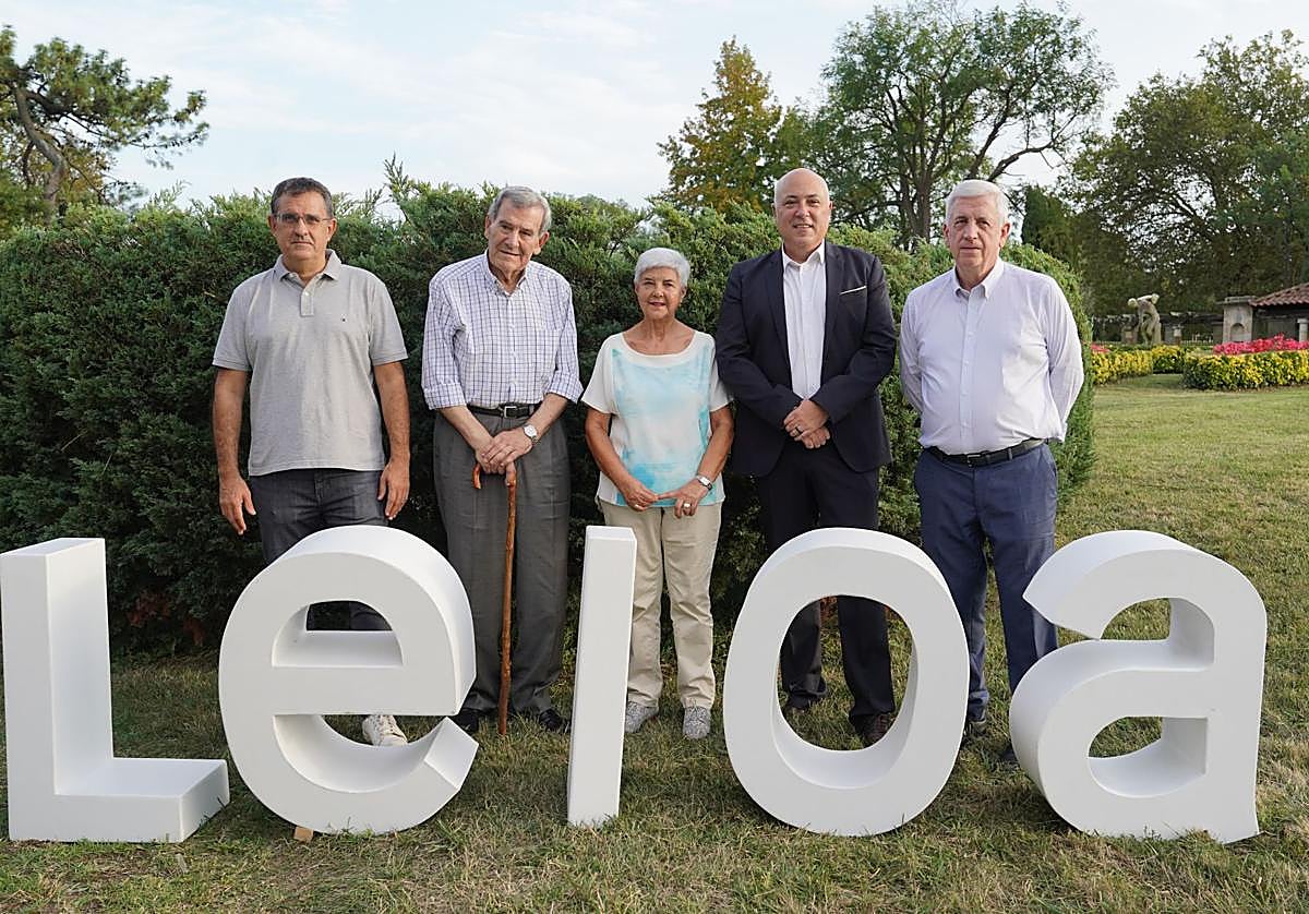 Eneko Arruebarrena, Iñaki San Juan, María Ángeles Eguren, Iban Rodríguez y Karmelo Sainz de la Maza.