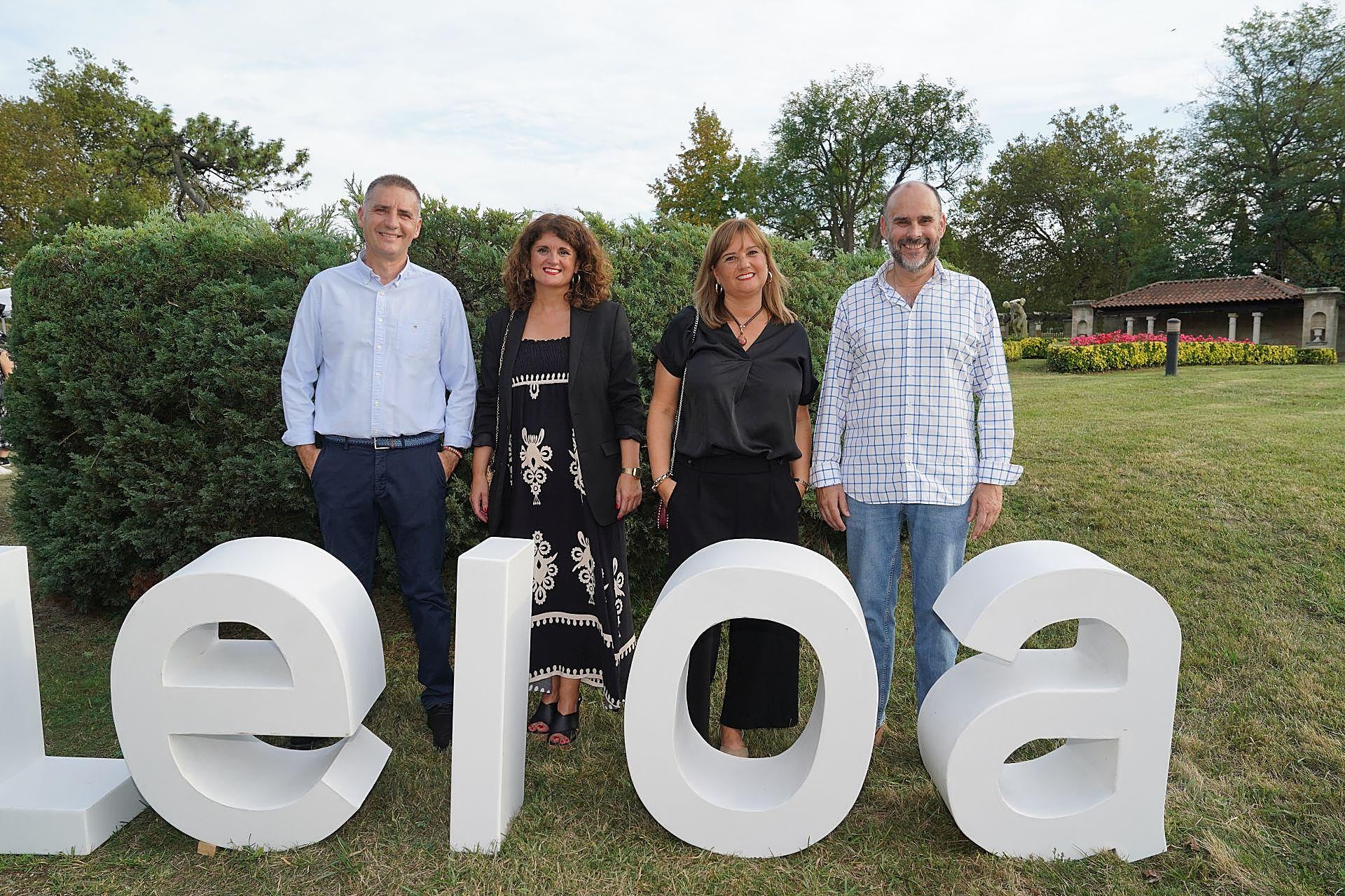 Mikel Abascal, Pilar Grados, Marta Álvarez y Pedro Arceredillo.
