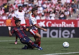 Hugo Rincón, cedido por el Athletic, ha jugado la segunda mitad.