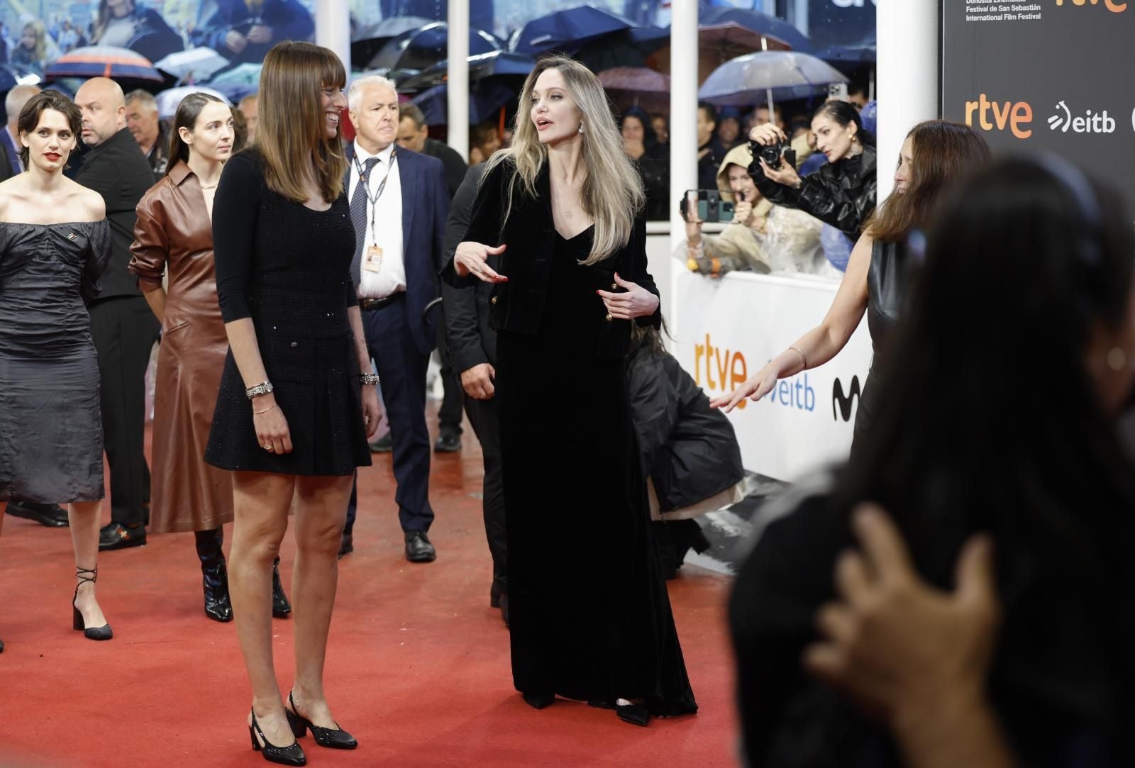 Las imágenes de Angelina Jolie en la alfombra roja del Kursaal