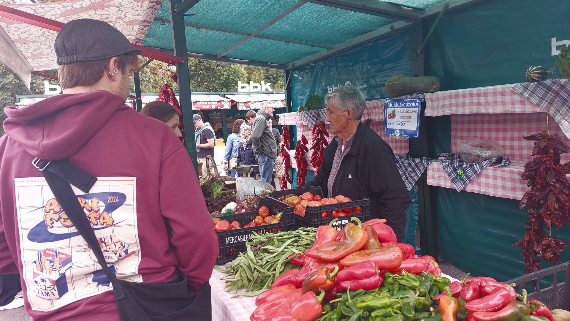 La feria agrícola de Muskiz en imágenes