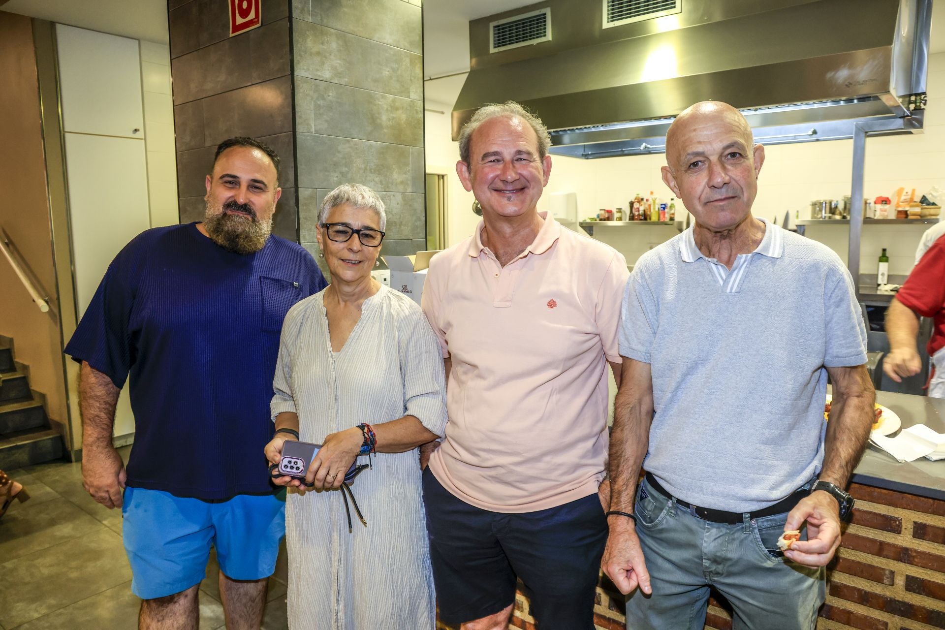 Así fue la cena en Errementeri