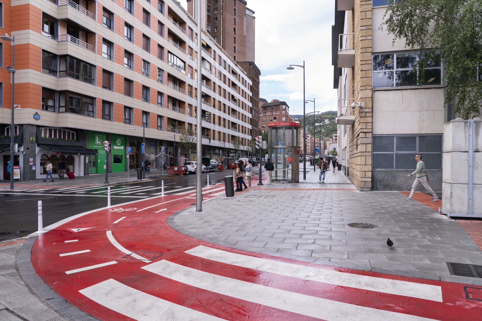 Nuevo aspecto de la calle.