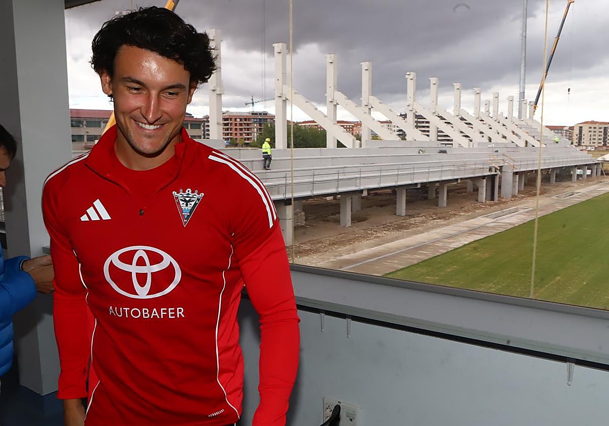 Juan Gutiérrez, este martes en Anduva.