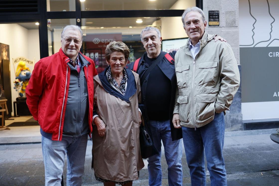 Manolo Delgado, María Jesús Galarza, Mariano Remiro y Andoni Goikoetxea.