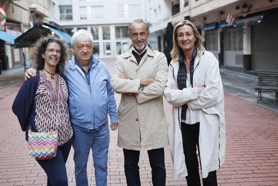 Batriz Marcos, José Antonio Nielfa «La Otxoa», José Manuel Garay e Isabel Iturbe.