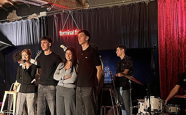 Ángela Duñabeitia, Xabier Cuesta, Cristina Albajar y Beñat de Barrón.