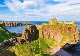 Castillo de Dunnottar, cerca de Stonehaven.
