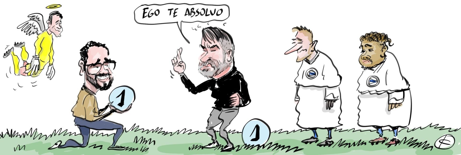 La viñeta de Cerrajería sobre el empate del Alavés en Getafe