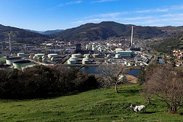 Instalaciones de la refinería de Petronor en Muskiz
